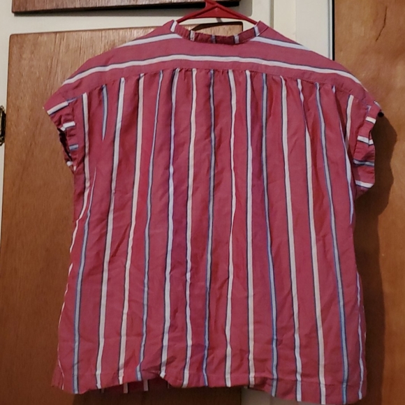 Striped button down top size XS - Picture 2 of 5